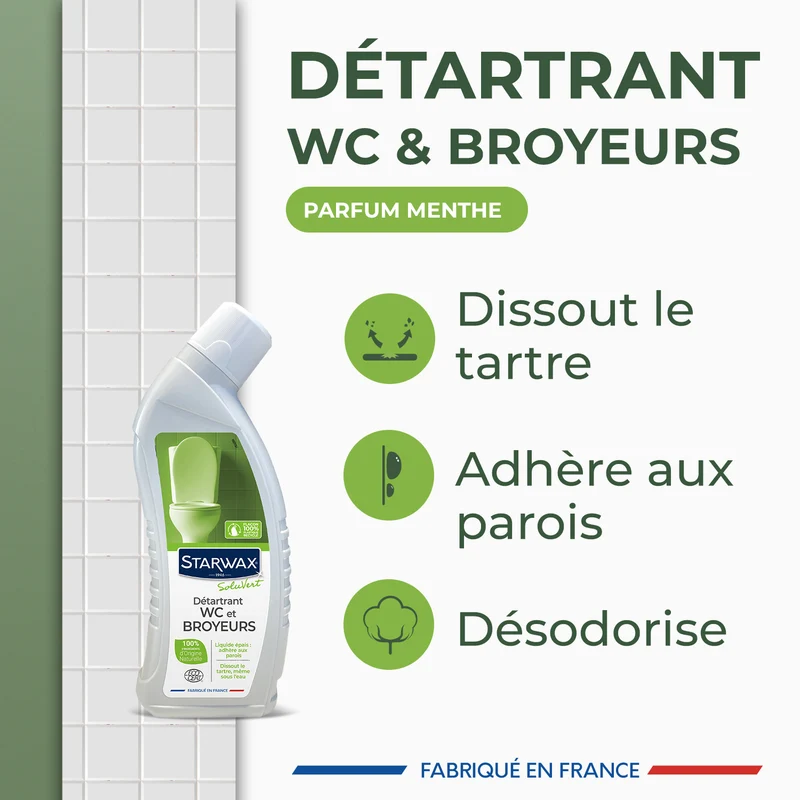 Lot de 3 Détartrant en gel pour WC