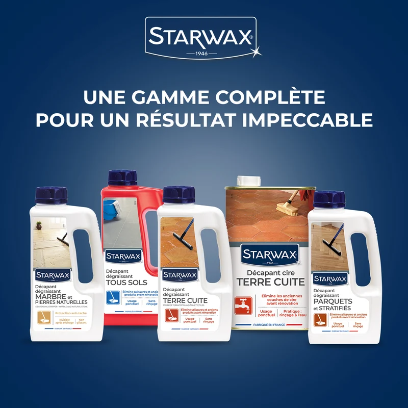 Décapant pour tomettes et terres cuites