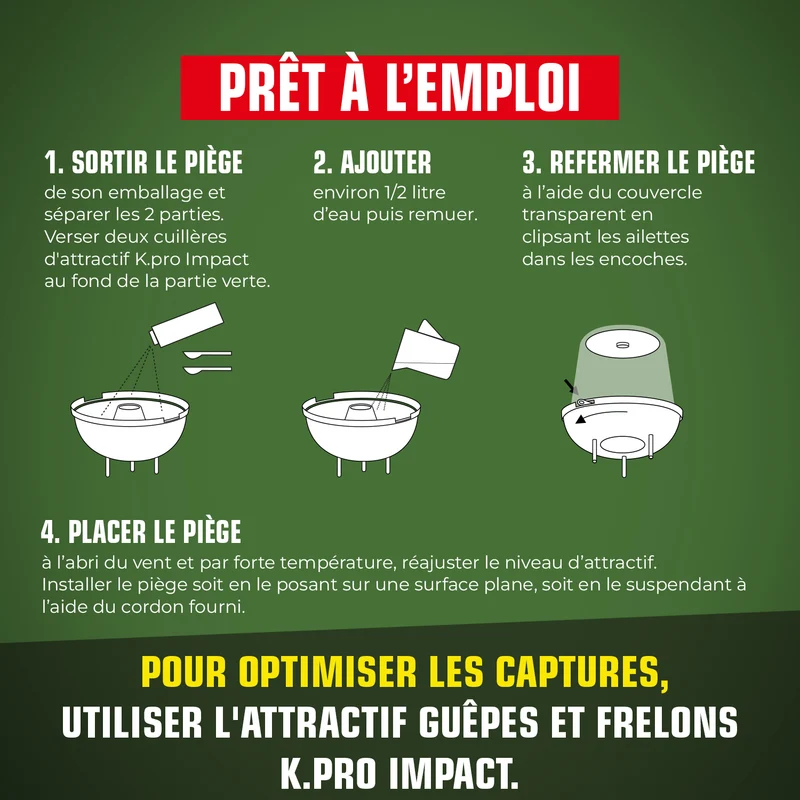 Piège à guêpes et frelons
