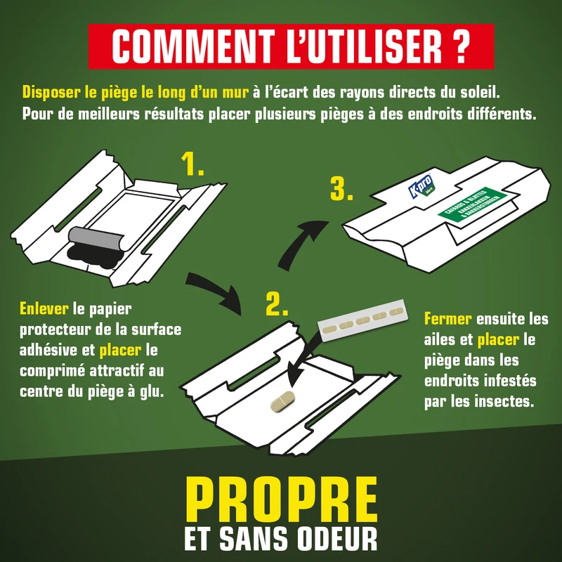 Piège cafards & blattes