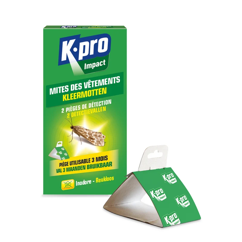 Pièges de détection des mites des vêtements