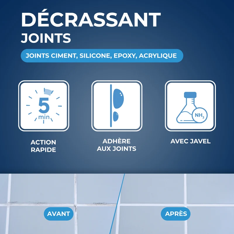 Décrassant pour joints