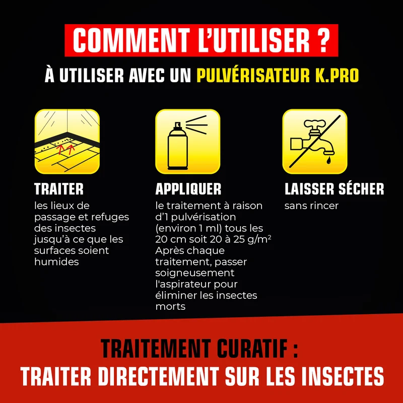 Recharge insecticide punaises de lit