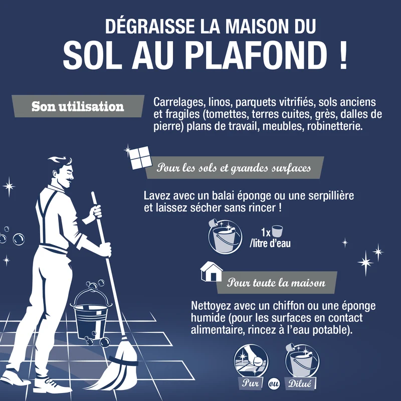 Savon noir liquide gros format