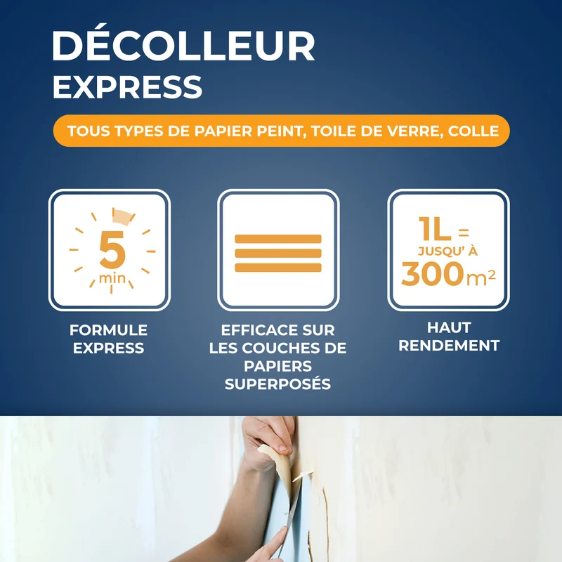 Décolleur Express papier peint 1L