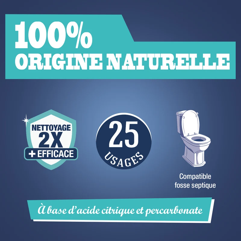 La poudre WC super détartrante