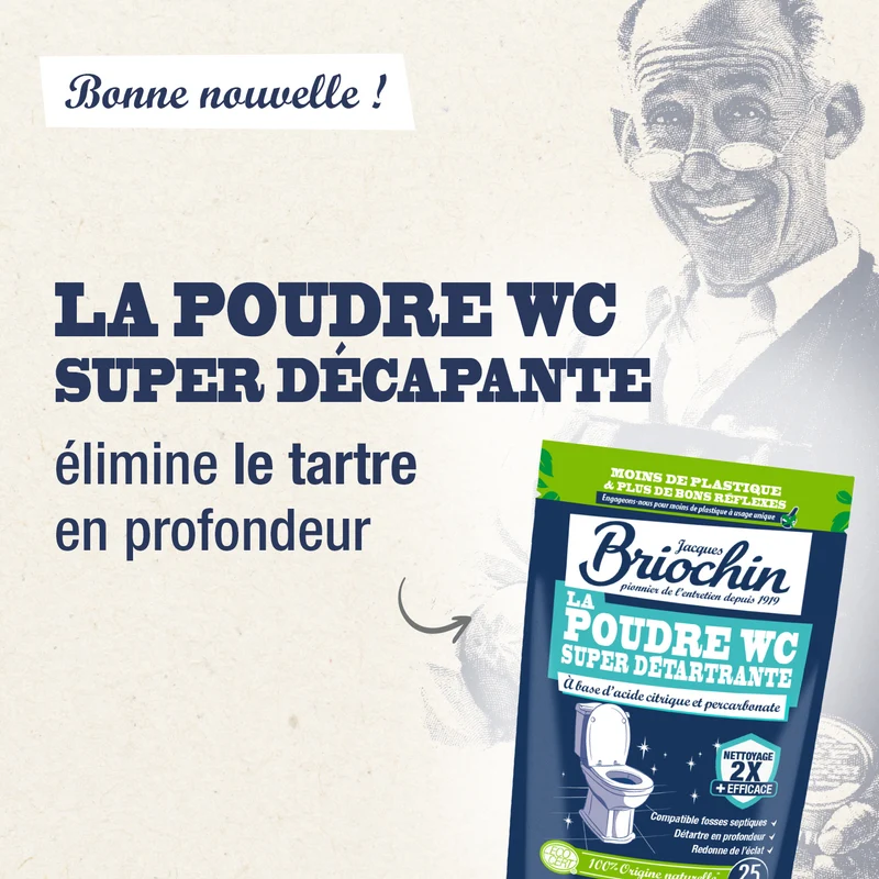 La poudre WC super détartrante