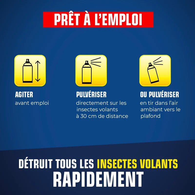 Aérosol insectes volants