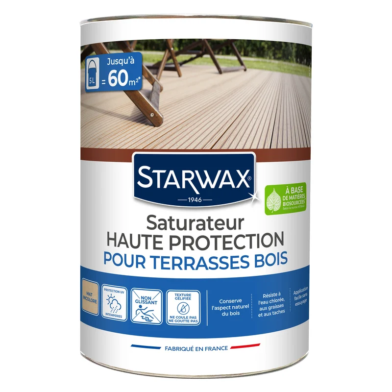 Saturateur Haute protection pour terrasses bois