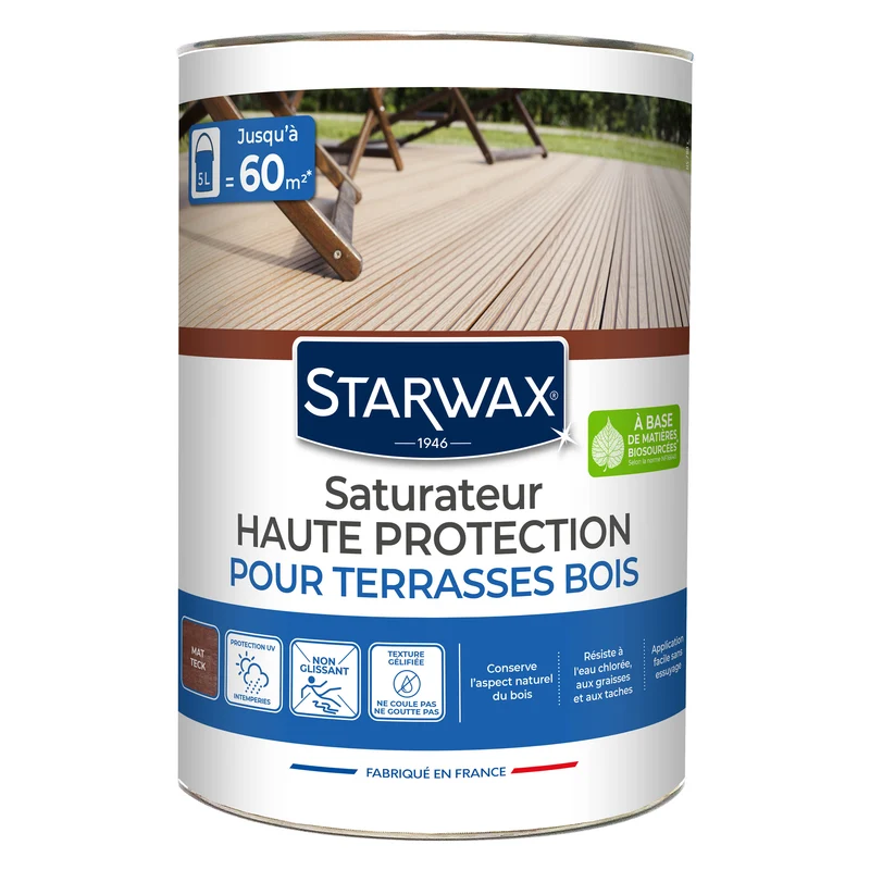 Saturateur Haute protection pour terrasses bois