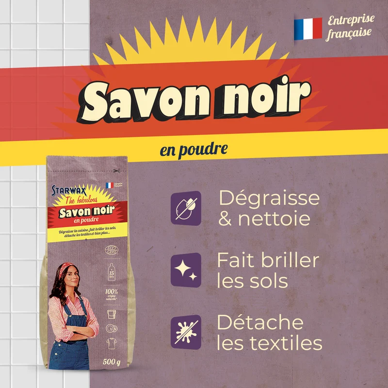 Savon noir en poudre