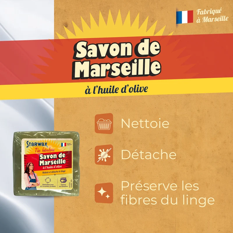 Savon de Marseille à l'huile d'olive