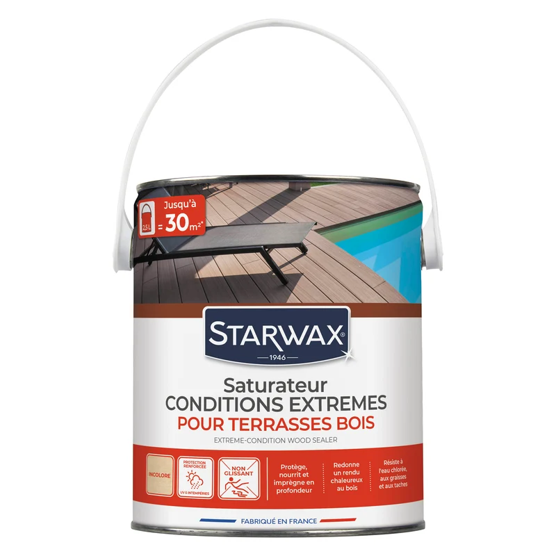 Saturateur bois extérieurs conditions extrêmes