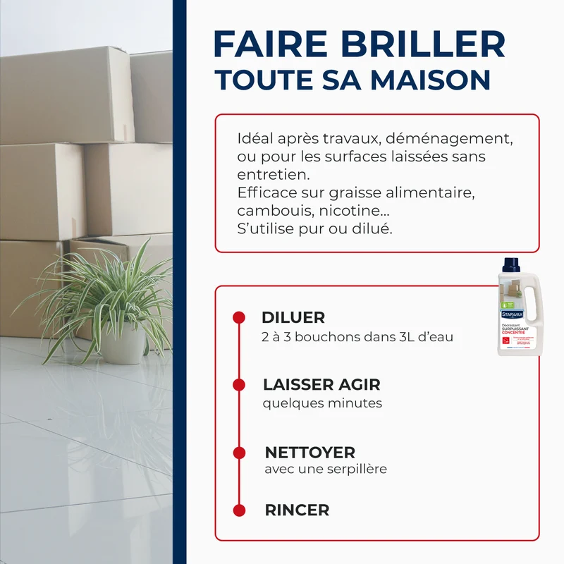 Décrassant surpuissant concentré