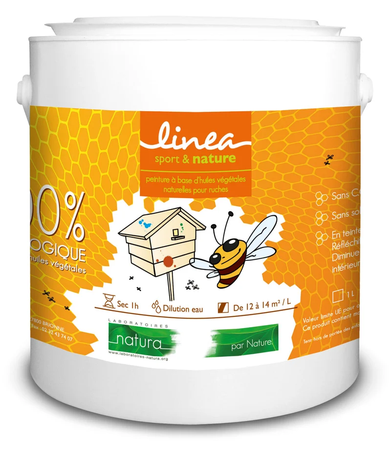 Peinture ruche, apiculture, 100% écologique