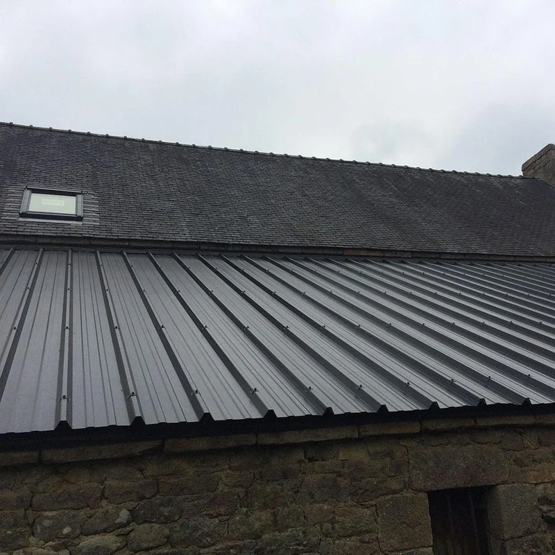 Peinture toiture bac acier, zinc, galva, tôle plastique, fibrociment...