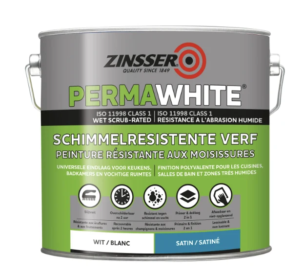 Peinture de haute performance contre les moisissures - Zinsser Permawhite