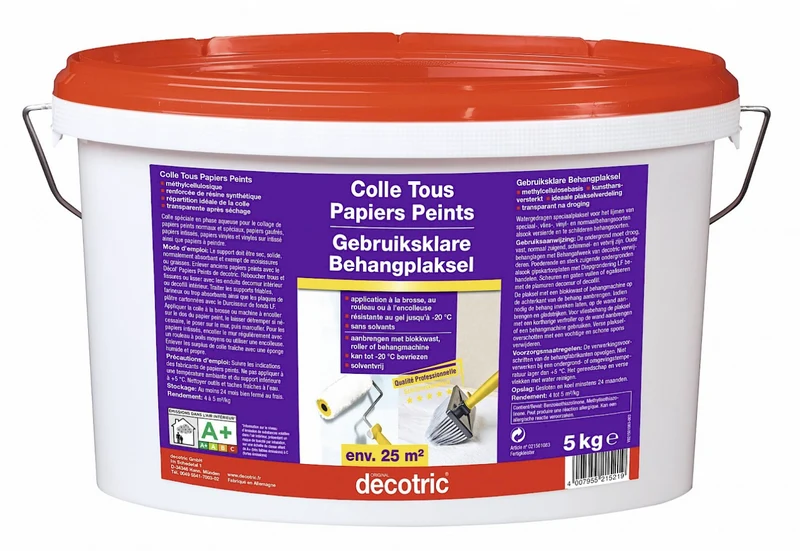 Colle Tous Papiers Peints Décotric 5kg