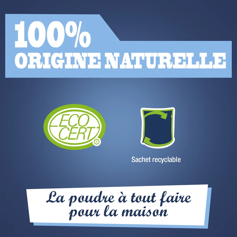 Le Bicarbonate de soude grand format - 900g