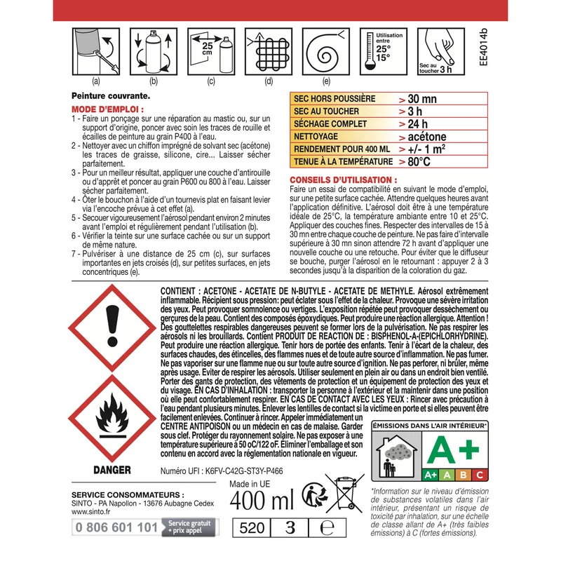 Peinture spécial radiateur blanc