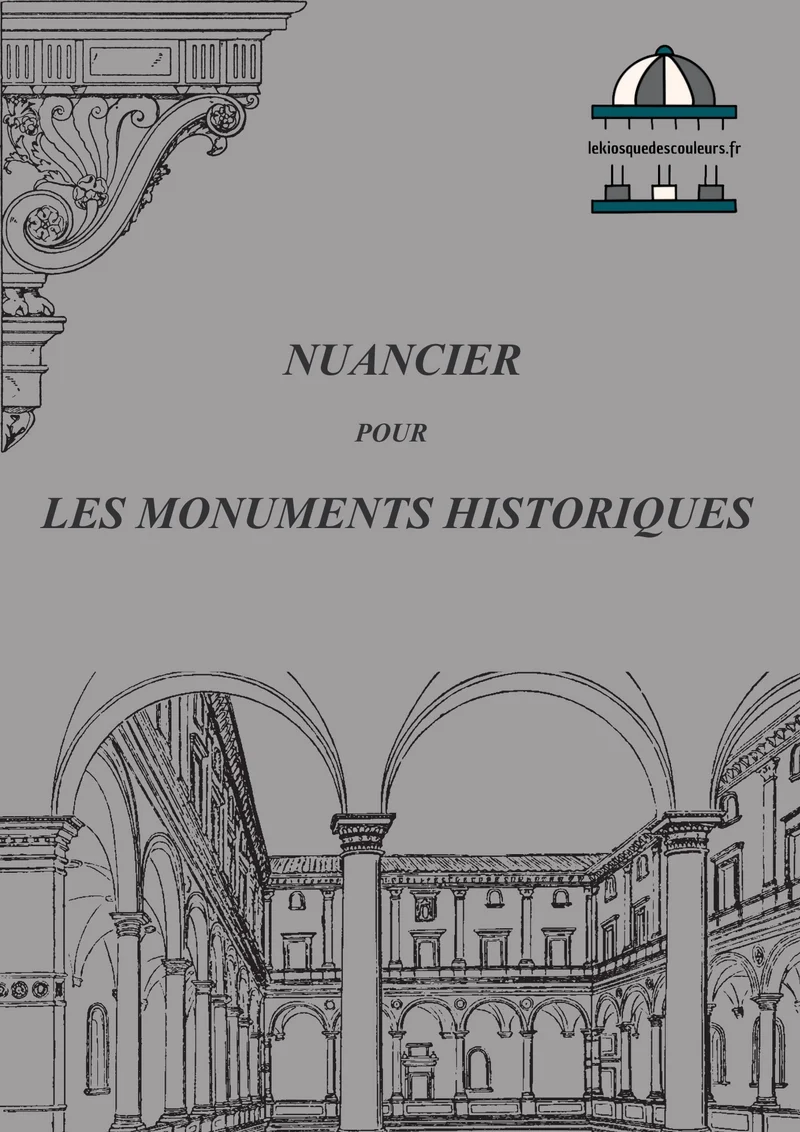 Nuancier pour les couleurs des monuments historiques
