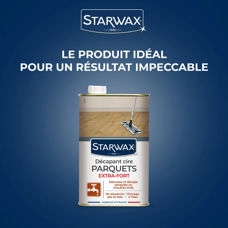 Décapant cire pour parquets cirés