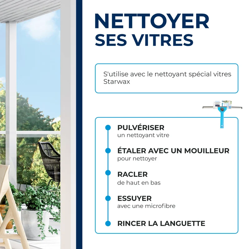 Raclette lave vitres