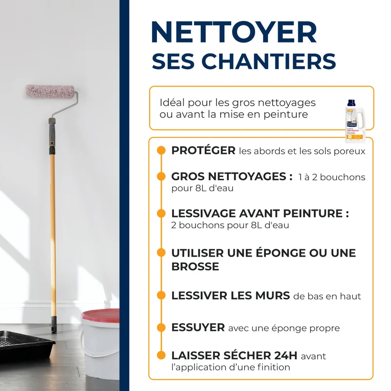 Lessive sols et murs