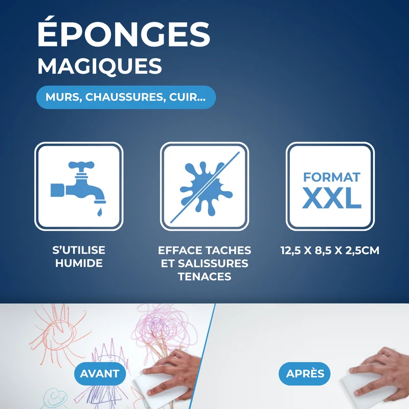 Eponges magiques XXL
