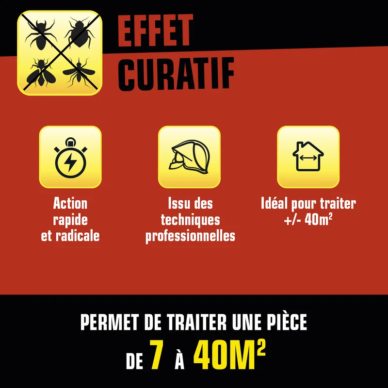 Aérosol diffusion automatique tous insectes