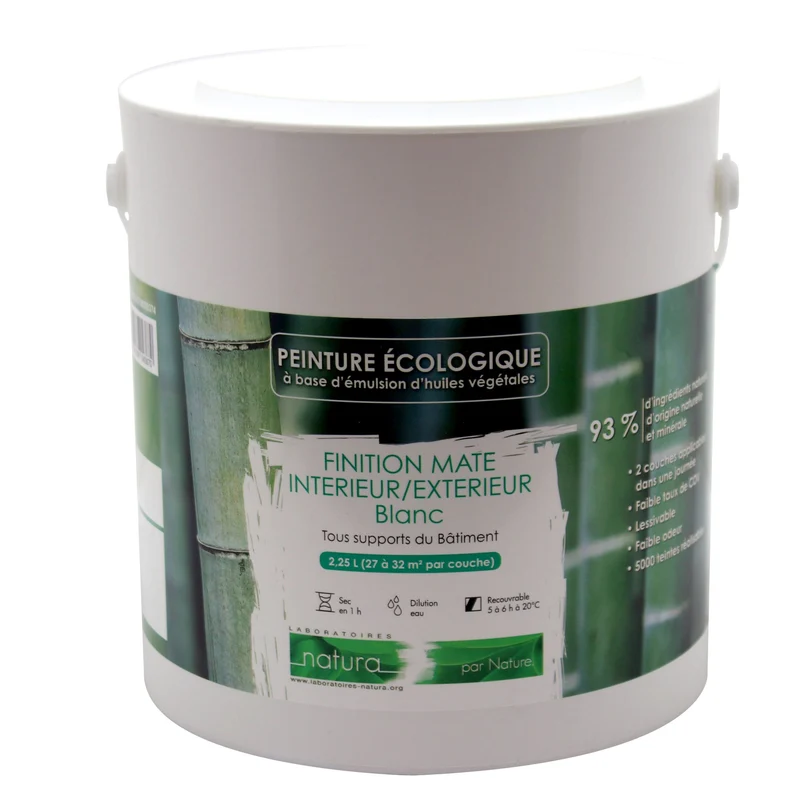 Peinture écologique professionnelle int/ext Bio Natura