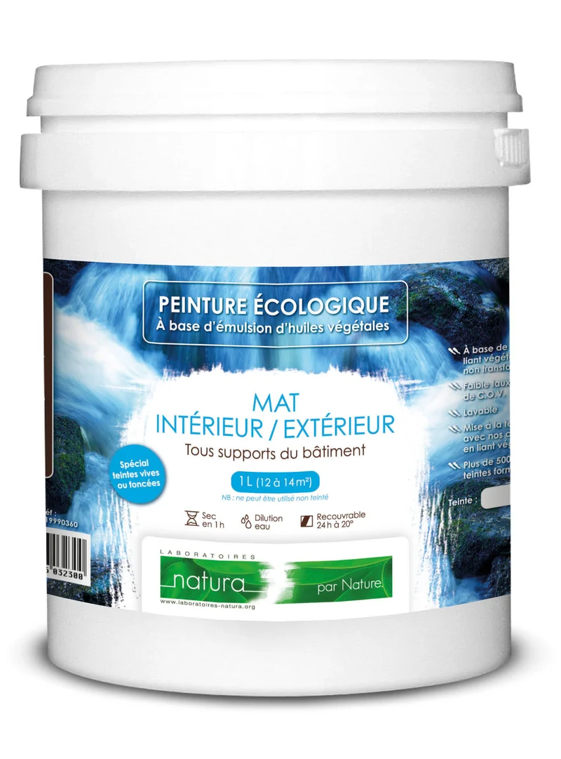 Peinture écologique professionnelle int/ext Bio Natura