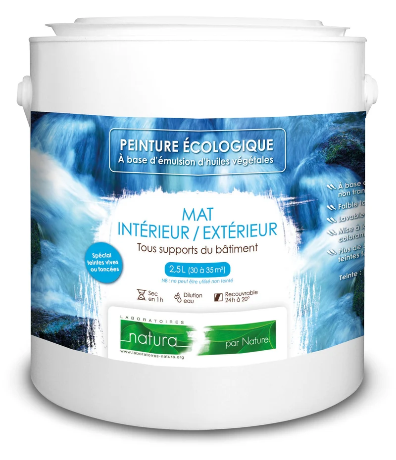 Peinture écologique professionnelle int/ext Bio Natura
