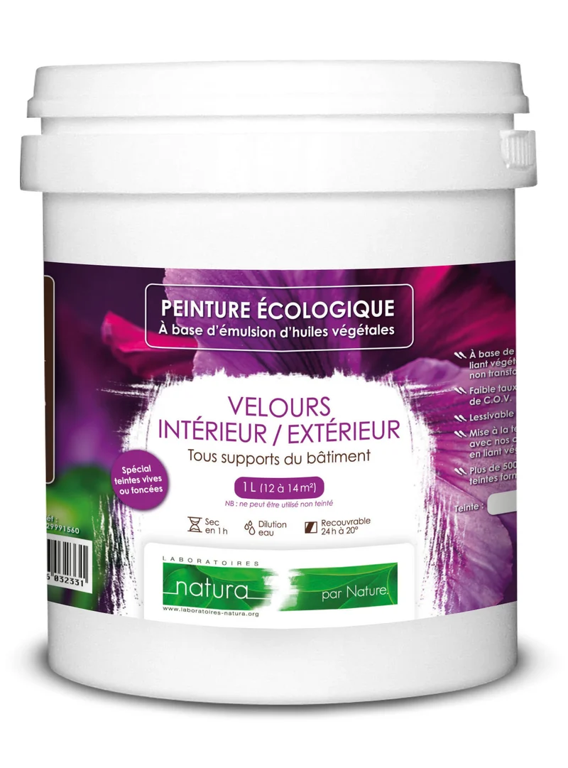 Peinture écologique professionnelle int/ext Bio Natura