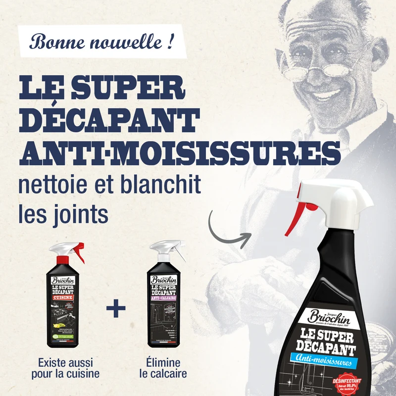 Super décapant anti-moisissures