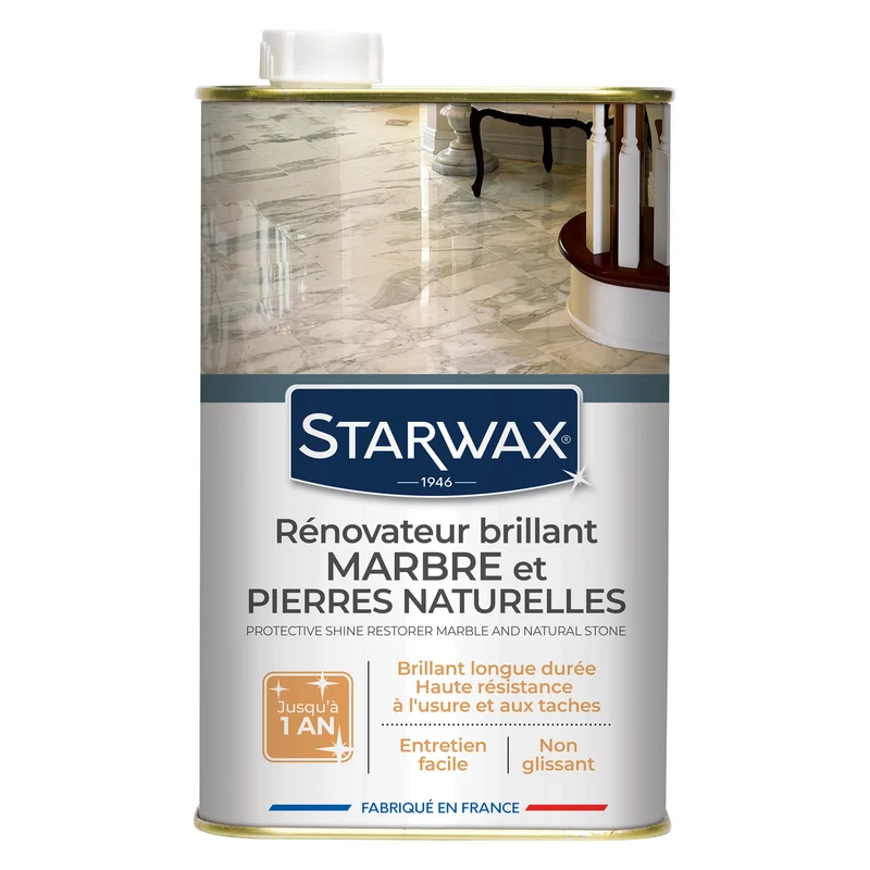 Rénovateur brillant protecteur pour marbres et pierres naturelles