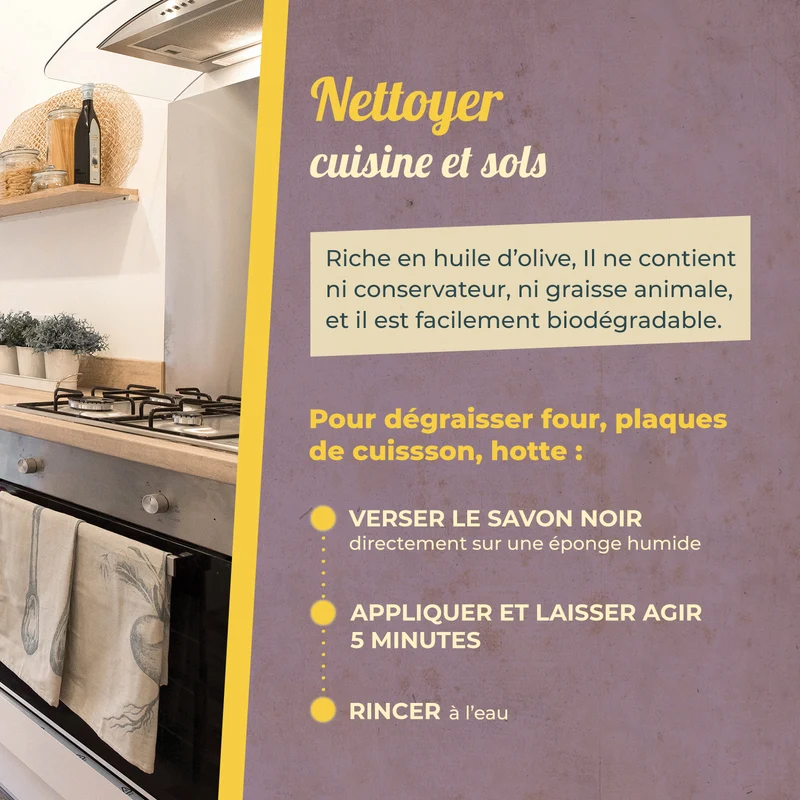 Savon noir à l'huile d'olive