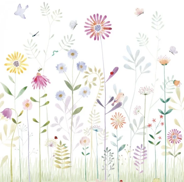 Papier Peint Panoramique CASADECO - The Garden Small World with Frog