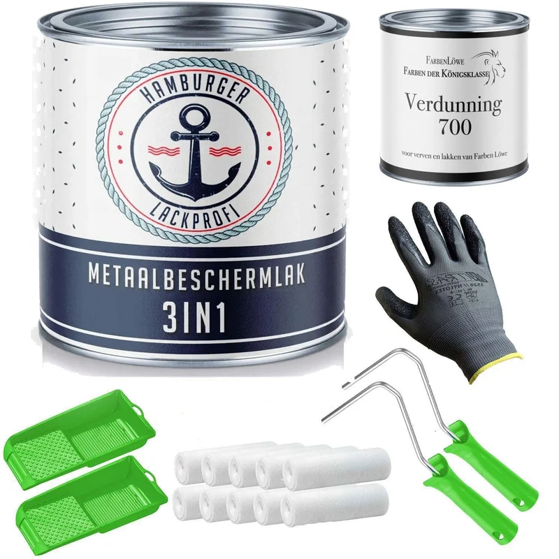 3 in 1 Beigebraun RAL 8024 mit Lackierset (X300) - Rostschutz - Hamburger Lack-Profi