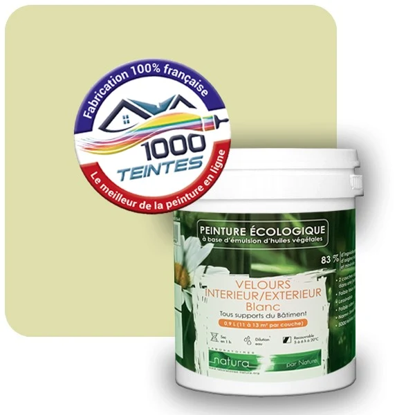 Peinture Natura Tassili® Les Verts (Mille Teintes E9-1) Intérieur/Extérieur VELOURS