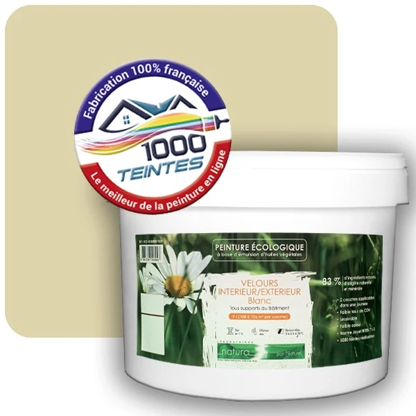 Peinture Natura Tassili® Les Jaunes (Mille Teintes E8-32) Intérieur/Extérieur VELOURS