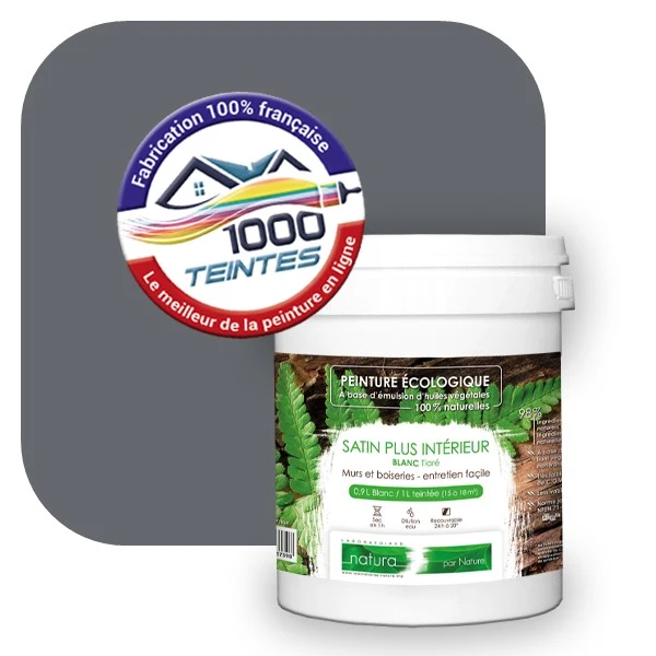Peinture écologique Natura Tassili® Les Gris colorés (L'Atelier by Edicolor 020E/020-E/020E1) Intérieur SATIN