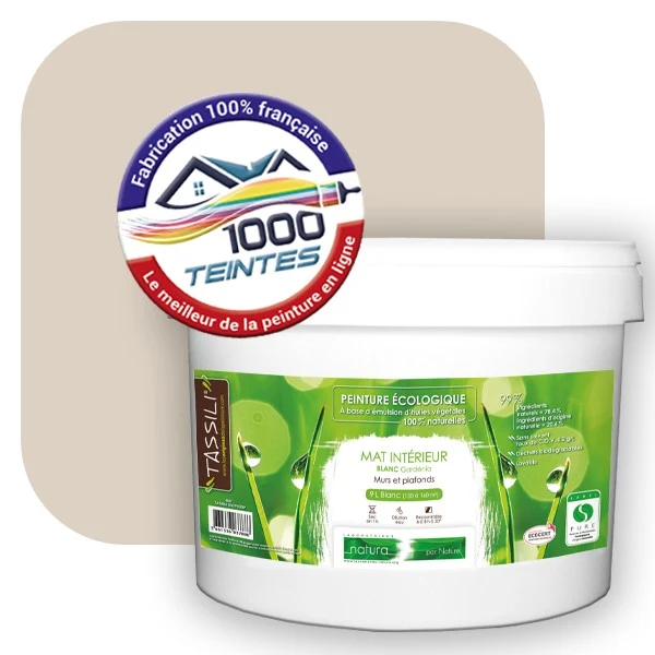 Peinture écologique Natura Tassili® Les Beiges colorés (L'Atelier by Edicolor 051A/051-A/051A1) Intérieur MAT