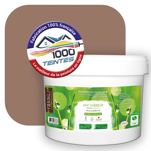 Peinture écologique Natura Tassili® Les Beiges colorés (L'Atelier by Edicolor 047D/047-D/047D1) Intérieur MAT