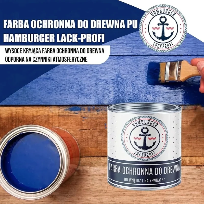 PU Holzschutzfarbe RAL 6006 Grauoliv - Wetterschutzfarbe - Hamburger Lack-Profi