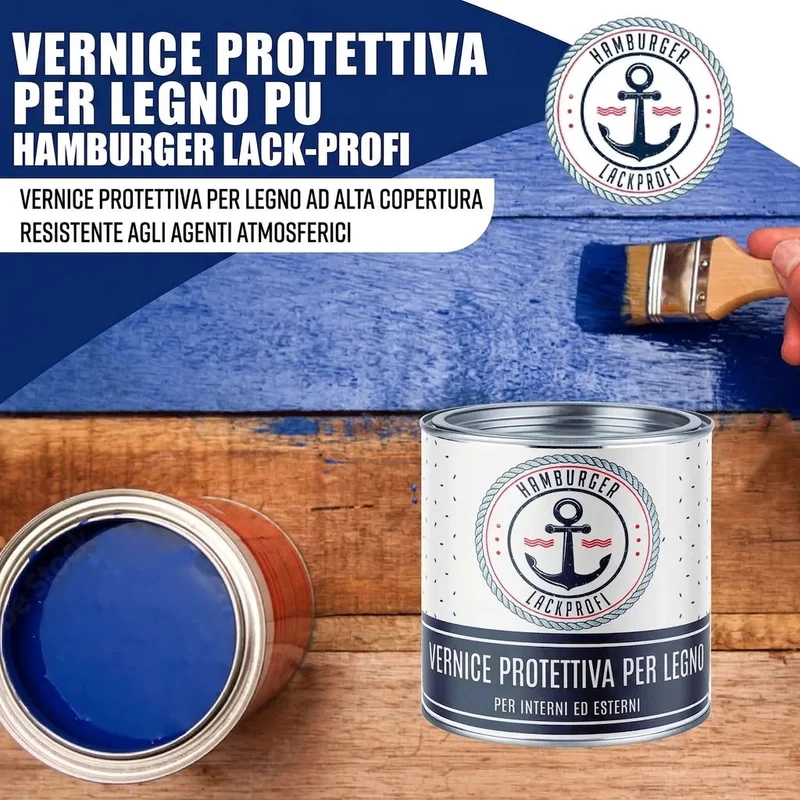 PU Holzschutzfarbe RAL 3017 Rosé - Wetterschutzfarbe - Hamburger Lack-Profi