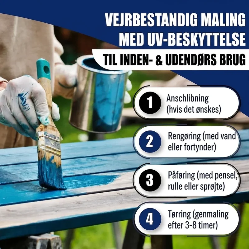 PU Holzschutzfarbe RAL 3017 Rosé - Wetterschutzfarbe - Hamburger Lack-Profi