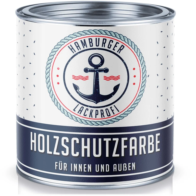 PU Holzschutzfarbe RAL 2001 Rotorange - Wetterschutzfarbe - Hamburger Lack-Profi