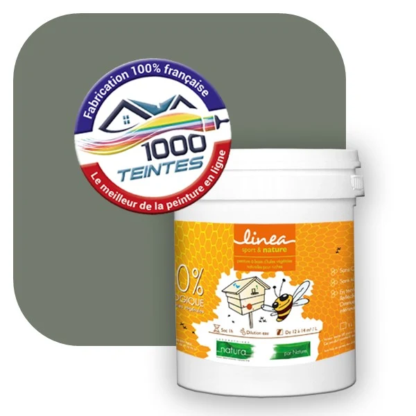 Peinture Natura Linéa® Camouflage Vert Olive (Côté Apiculture 4103) Ruche SATIN