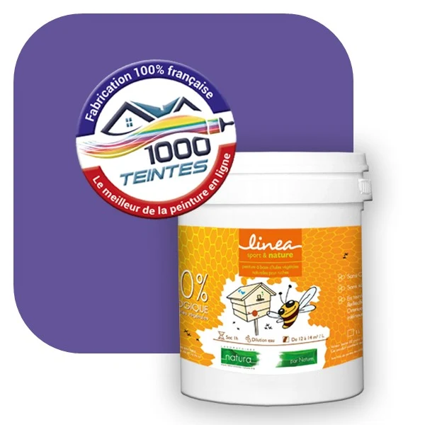 Peinture Natura Linéa® Violet (Côté Apiculture 9813) Ruche SATIN